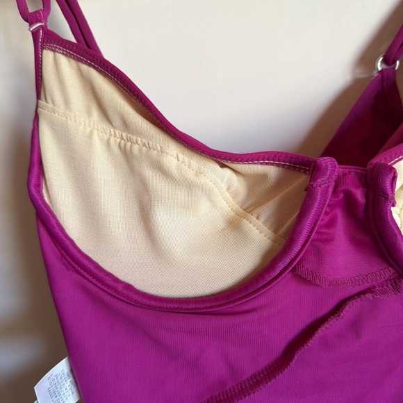 Miraclesuit One Piece Swimwear Bathing Suit Framboise Pink Slimming Travel - Picture 13 of 16